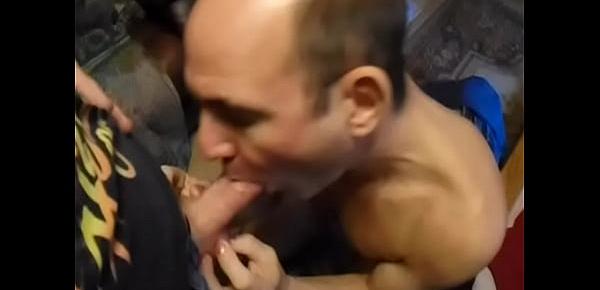  sissy bitch cocksucker giving deepthroat blowjob